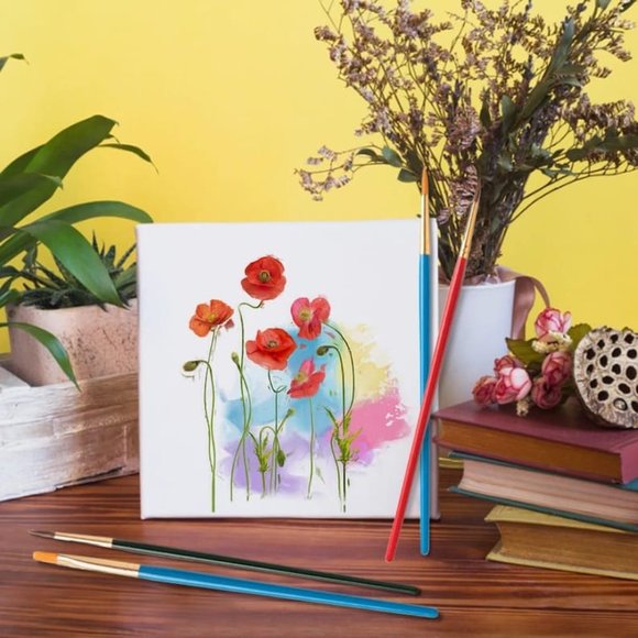 3 Pack - Blank Canvas with Wooden Frame for Painting Acrylic Paint, Oil Paint - Picture 4 of 13